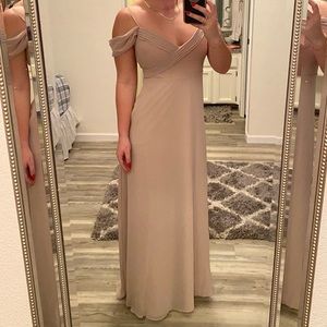 Birdy Grey Convertible taupe dress